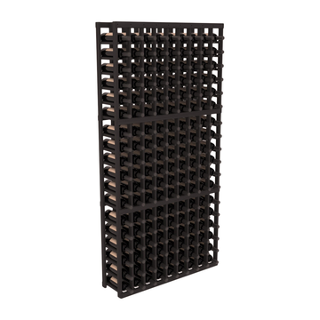 InstaCellar - 9 Column Standard Rack in Grand Mahogany Black stained without WineSafe™ Satin Sealant