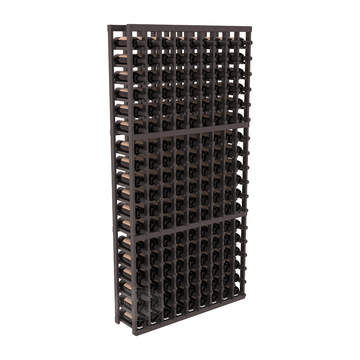 InstaCellar - 9 Column Standard Rack in Ponderosa Pine Black stained with WineSafe™ Satin Sealant