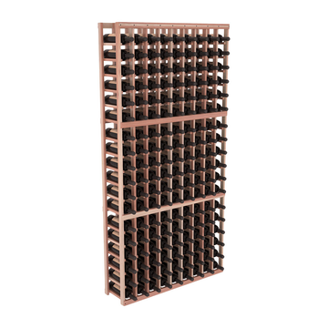 InstaCellar - 9 Column Standard Rack in Premium Redwood Unstained without WineSafe™ Satin Sealant