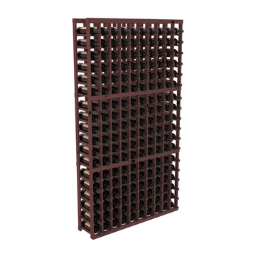 InstaCellar - 10 Column Standard Rack in Knotty Alder Walnut stained without WineSafe™ Satin Sealant