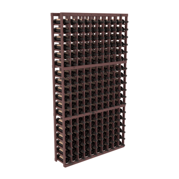 InstaCellar - 10 Column Standard Rack in Knotty Alder Walnut stained with WineSafe™ Satin Sealant
