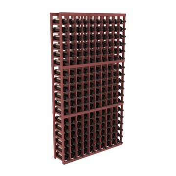 InstaCellar - 10 Column Standard Rack in Grand Mahogany Cherry stained with WineSafe™ Satin Sealant