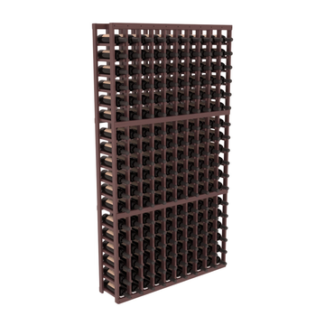 InstaCellar - 10 Column Standard Rack in Grand Mahogany Walnut stained with WineSafe™ Satin Sealant