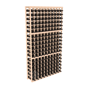 InstaCellar - 10 Column Standard Rack in Ponderosa Pine Unstained with WineSafe™ Satin Sealant