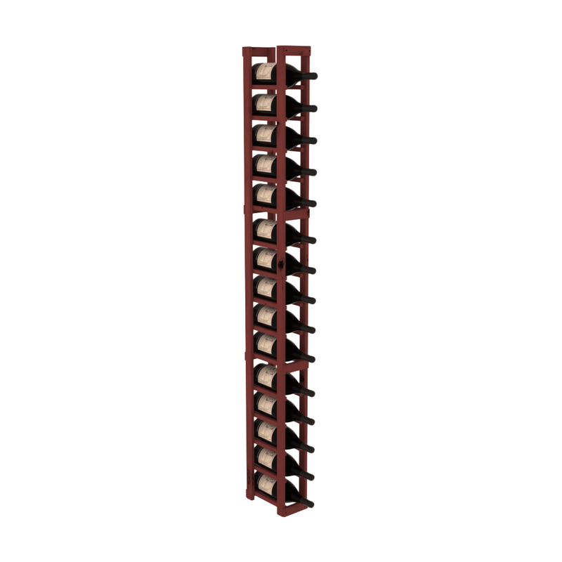 InstaCellar - 1 Column Magnum Rack in Knotty Alder Cherry stained without WineSafe™ Satin Sealant