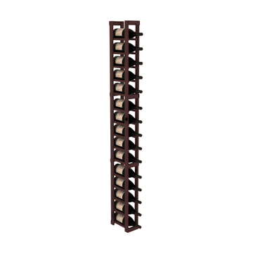 InstaCellar - 1 Column Magnum Rack in Knotty Alder Walnut stained without WineSafe™ Satin Sealant