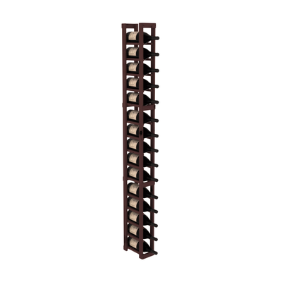 InstaCellar - 1 Column Magnum Rack in Knotty Alder Walnut stained without WineSafe™ Satin Sealant