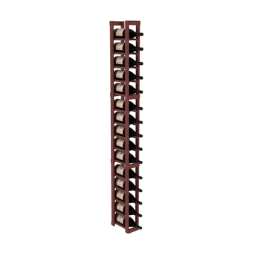 InstaCellar - 1 Column Magnum Rack in Grand Mahogany Cherry stained with WineSafe™ Satin Sealant