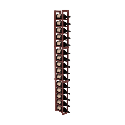 InstaCellar - 1 Column Magnum Rack in Grand Mahogany Cherry stained with WineSafe™ Satin Sealant
