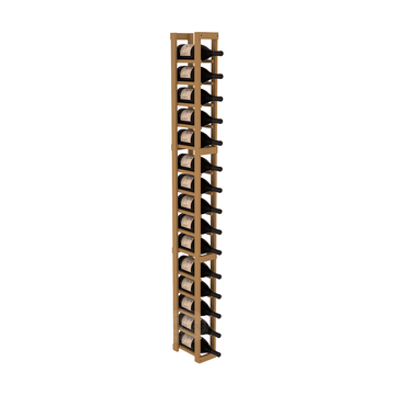 InstaCellar - 1 Column Magnum Rack in Ponderosa Pine Oak stained without WineSafe™ Satin Sealant