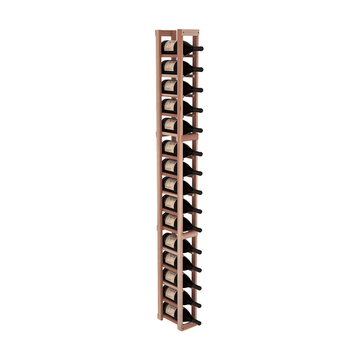 InstaCellar - 1 Column Magnum Rack in Premium Redwood Unstained without WineSafe™ Satin Sealant