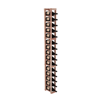 InstaCellar - 1 Column Magnum Rack in Premium Redwood Unstained with WineSafe™ Satin Sealant