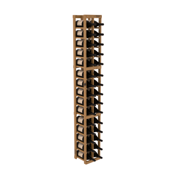 InstaCellar - 2 Column Magnum Rack in Knotty Alder Oak stained with WineSafe™ Satin Sealant
