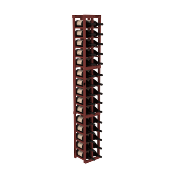 InstaCellar - 2 Column Magnum Rack in Knotty Alder Cherry stained without WineSafe™ Satin Sealant