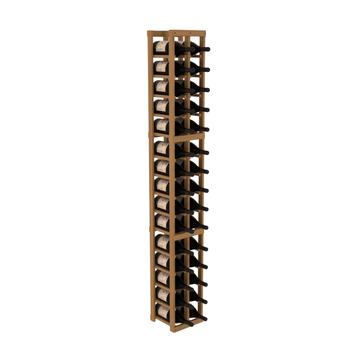 InstaCellar - 2 Column Magnum Rack in Grand Mahogany Oak stained with WineSafe™ Satin Sealant