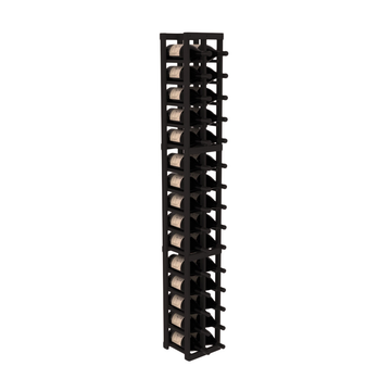 InstaCellar - 2 Column Magnum Rack in Grand Mahogany Black stained without WineSafe™ Satin Sealant