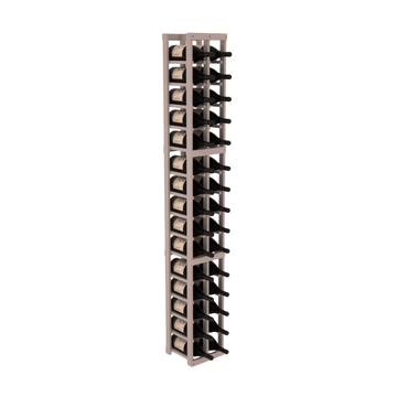 InstaCellar - 2 Column Magnum Rack in Grand Mahogany Greywash stained with WineSafe™ Satin Sealant