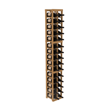InstaCellar - 2 Column Magnum Rack in Ponderosa Pine Oak stained without WineSafe™ Satin Sealant