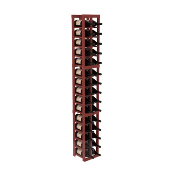 InstaCellar - 2 Column Magnum Rack in Ponderosa Pine Cherry stained without WineSafe™ Satin Sealant