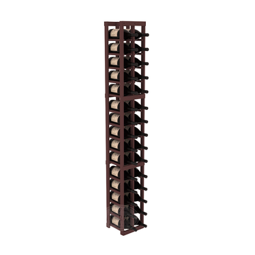 InstaCellar - 2 Column Magnum Rack in Ponderosa Pine Walnut stained without WineSafe™ Satin Sealant