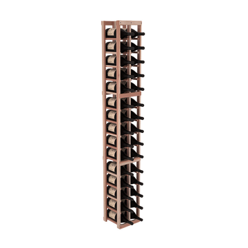 InstaCellar - 2 Column Magnum Rack in Premium Redwood Unstained with WineSafe™ Satin Sealant