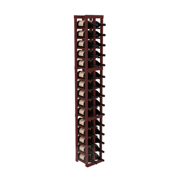InstaCellar - 2 Column Magnum Rack in Premium Redwood Cherry stained without WineSafe™ Satin Sealant