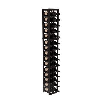 InstaCellar - 2 Column Magnum Rack in Premium Redwood Black stained without WineSafe™ Satin Sealant