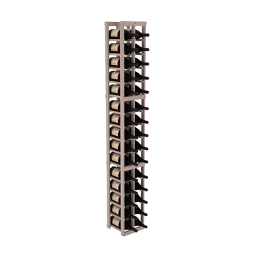 InstaCellar - 2 Column Magnum Rack in Premium Redwood Greywash stained with WineSafe™ Satin Sealant