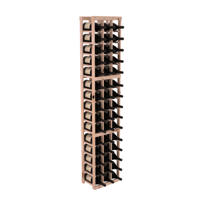 InstaCellar - 3 Column Magnum Rack in Knotty Alder Unstained without WineSafe™ Satin Sealant