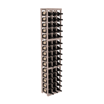 InstaCellar - 3 Column Magnum Rack in Knotty Alder Greywash stained with WineSafe™ Satin Sealant