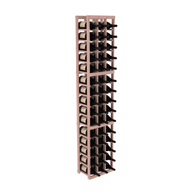 InstaCellar - 3 Column Magnum Rack in Grand Mahogany Unstained with WineSafe™ Satin Sealant