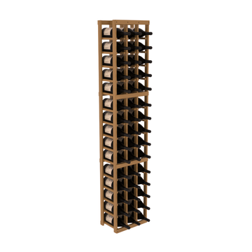 InstaCellar - 3 Column Magnum Rack in Grand Mahogany Oak stained with WineSafe™ Satin Sealant