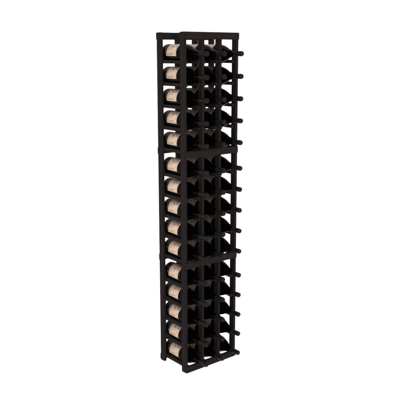 InstaCellar - 3 Column Magnum Rack in Grand Mahogany Black stained without WineSafe™ Satin Sealant