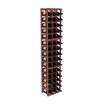 InstaCellar - 3 Column Magnum Rack in Ponderosa Pine Cherry stained with WineSafe™ Satin Sealant