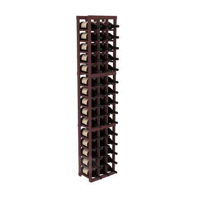 InstaCellar - 3 Column Magnum Rack in Ponderosa Pine Walnut stained without WineSafe™ Satin Sealant