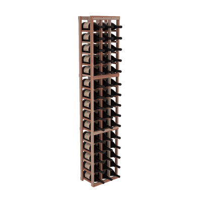InstaCellar - 3 Column Magnum Rack in Premium Redwood Unstained without WineSafe™ Satin Sealant