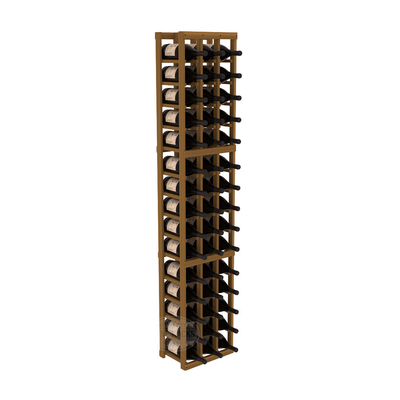InstaCellar - 3 Column Magnum Rack in Premium Redwood Oak stained without WineSafe™ Satin Sealant