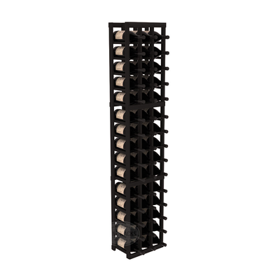 InstaCellar - 3 Column Magnum Rack in Premium Redwood Black stained without WineSafe™ Satin Sealant