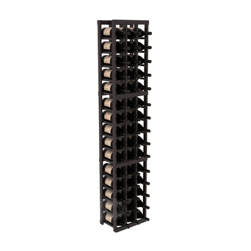 InstaCellar - 3 Column Magnum Rack in Premium Redwood Black stained with WineSafe™ Satin Sealant