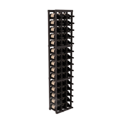 InstaCellar - 3 Column Magnum Rack in Premium Redwood Black stained with WineSafe™ Satin Sealant