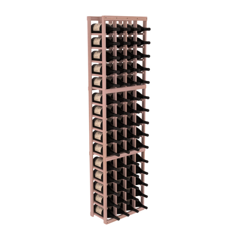 InstaCellar - 4 Column Magnum Rack in Grand Mahogany Unstained without WineSafe™ Satin Sealant
