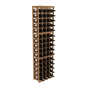 InstaCellar - 4 Column Magnum Rack in Grand Mahogany Oak stained with WineSafe™ Satin Sealant