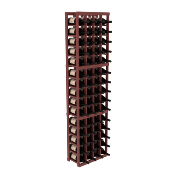 InstaCellar - 4 Column Magnum Rack in Grand Mahogany Cherry stained with WineSafe™ Satin Sealant