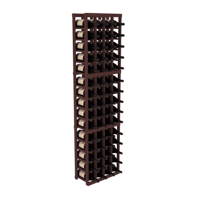 InstaCellar - 4 Column Magnum Rack in Grand Mahogany Walnut stained without WineSafe™ Satin Sealant