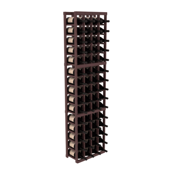 InstaCellar - 4 Column Magnum Rack in Grand Mahogany Walnut stained with WineSafe™ Satin Sealant