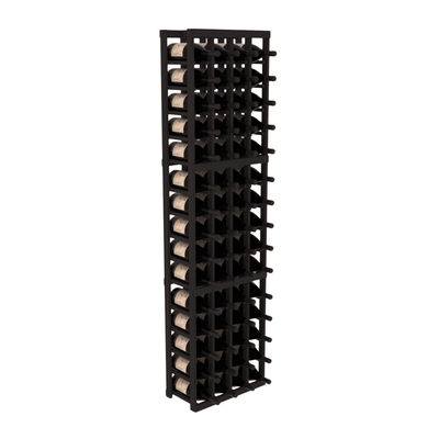InstaCellar - 4 Column Magnum Rack in Grand Mahogany Black stained without WineSafe™ Satin Sealant