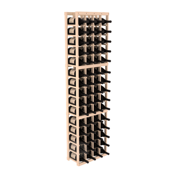 InstaCellar - 4 Column Magnum Rack in Ponderosa Pine Unstained without WineSafe™ Satin Sealant
