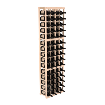 InstaCellar - 4 Column Magnum Rack in Ponderosa Pine Unstained with WineSafe™ Satin Sealant