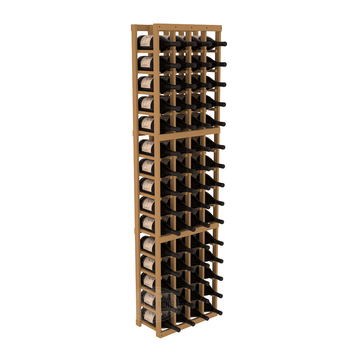 InstaCellar - 4 Column Magnum Rack in Ponderosa Pine Oak stained without WineSafe™ Satin Sealant