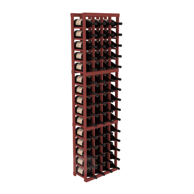 InstaCellar - 4 Column Magnum Rack in Ponderosa Pine Cherry stained without WineSafe™ Satin Sealant